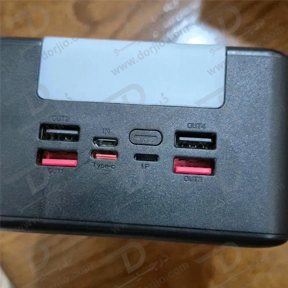 پاور بانک 80000 میلی آمپر Thunder 80 با 5 پورت خروجی و چراغ قوه برند Green Lion پاور بانک 80000 میلی آمپر Thunder 80 با 5 پورت خروجی و چراغ قوه برند Green Lion