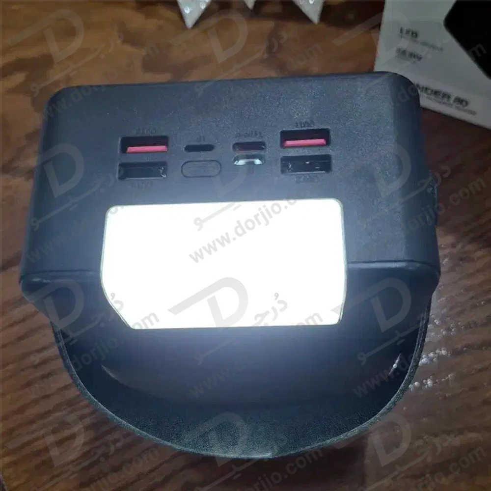 پاور بانک 80000 میلی آمپر Thunder 80 با 5 پورت خروجی و چراغ قوه برند Green Lion