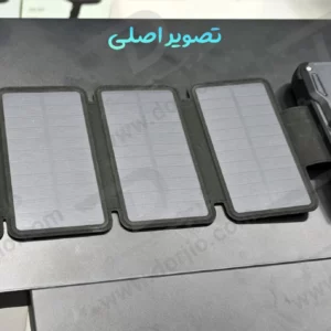 پاور بانک خورشیدی 5 پنل 20000 میلی‌آمپر 22.5 وات با شارژ مگ‌ سیف برند Green Lion