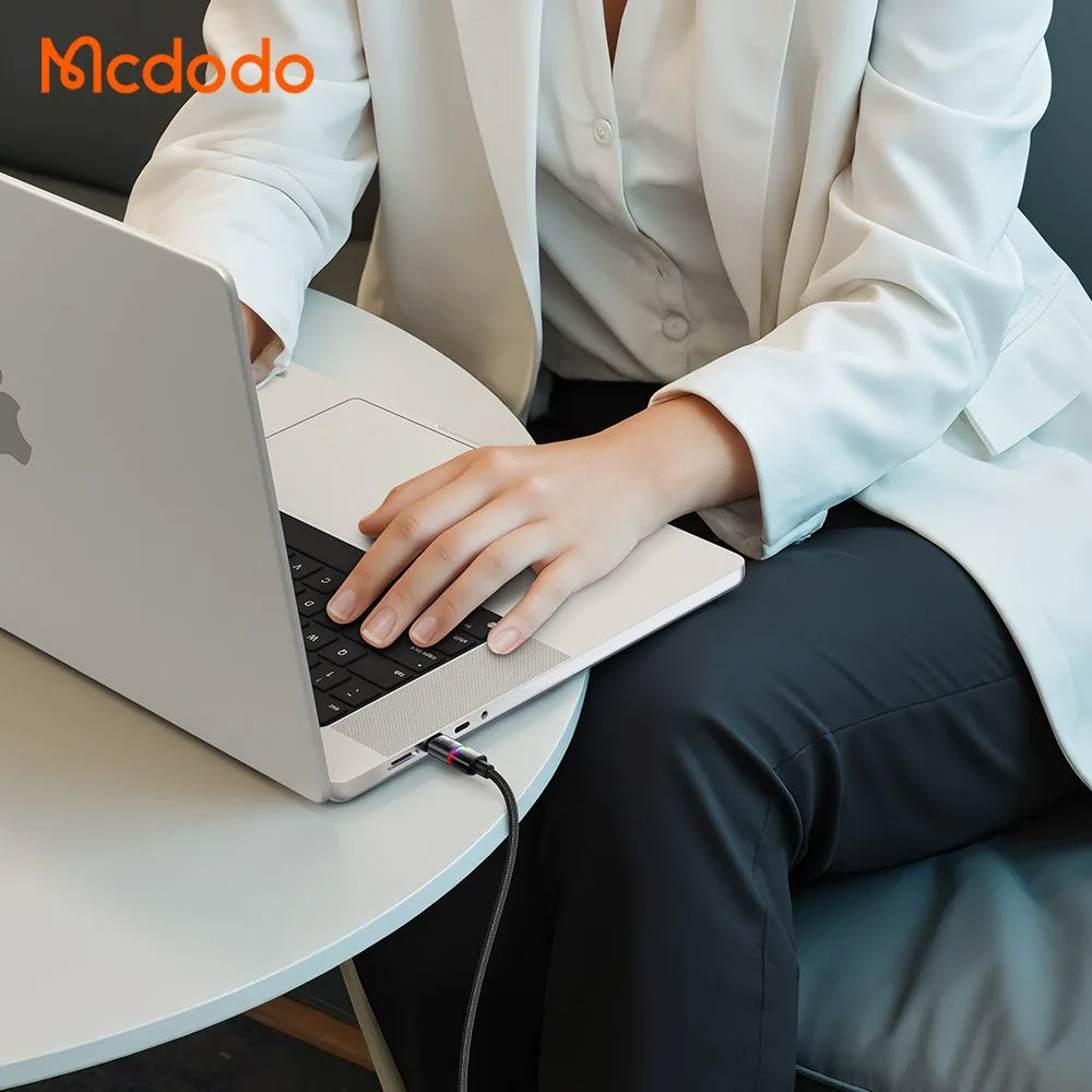 کابل شارژ 100وات 5 آمپر Type-c به Type-c رقص نور دار 1.2 متر برند مک دودو مدل Mcdodo CA-8200