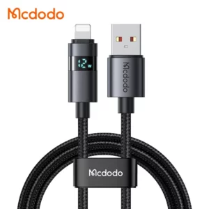 کابل شارژ 3 آمپر USB-A به Lightning نمایشگر دار 1.2 متر برند Mcdodo مدل Mcdodo CA-6490