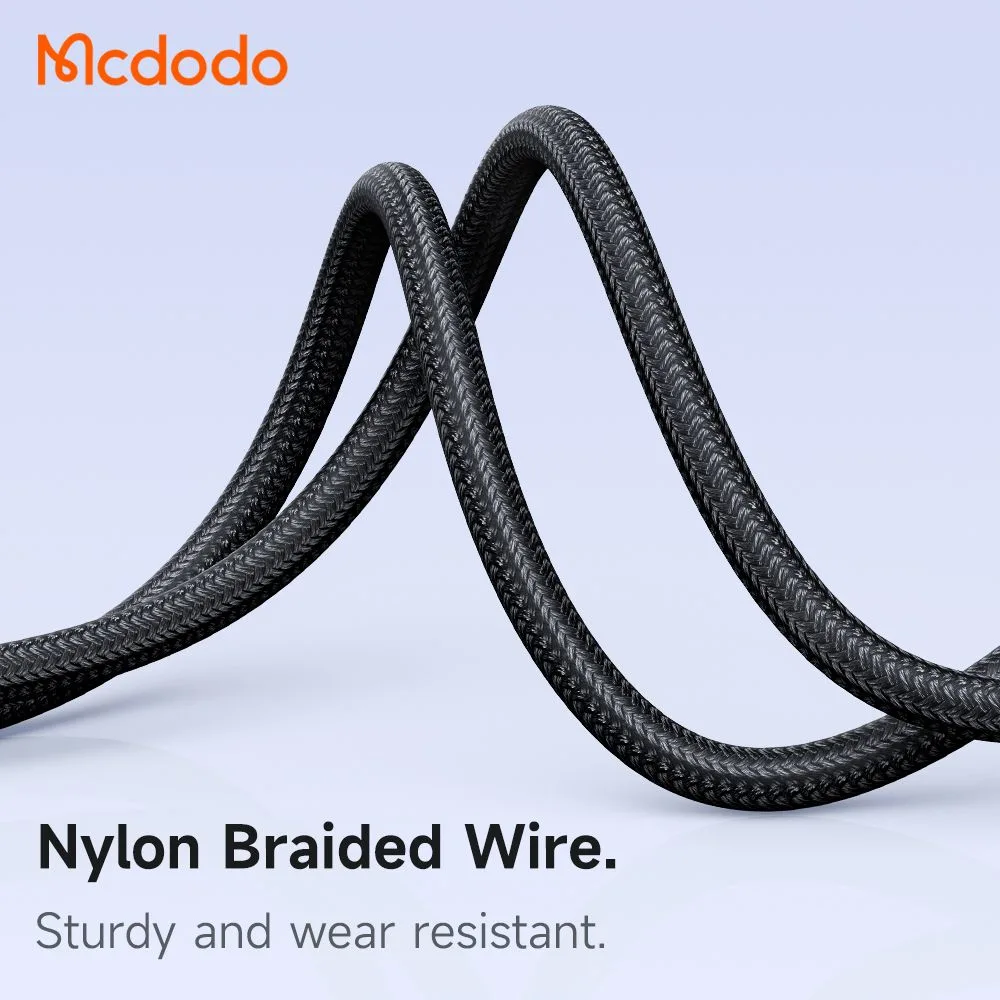 کابل شارژ 6آمپر 100وات USB-A به Type-C دارای نورپردازی LED طول 1.2 متر برند مک دودو مدل Mcdodo CA-5180