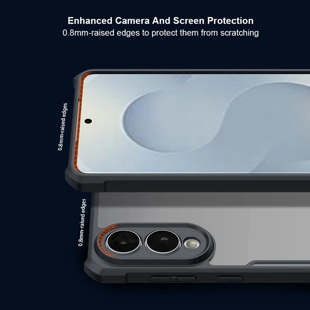 کریستال شیلد شفاف Samsung Galaxy S25 Edge مارک XUNDD سری Beatle