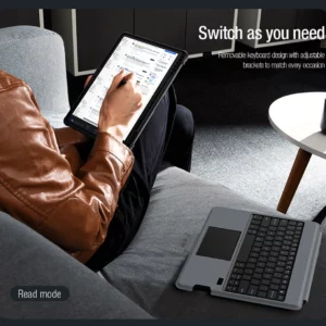 کیف کلاسوری Galaxy Tab S10 Plus با صفحه کلید بلوتوثی برند نیلکین مدل Bumper Combo