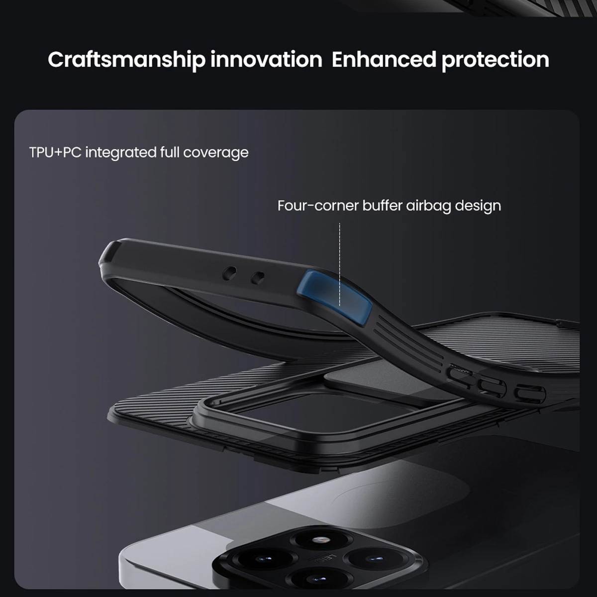 گارد ضد ضربه Xiaomi 15T مارک نیلکین مدل Camshield Pro