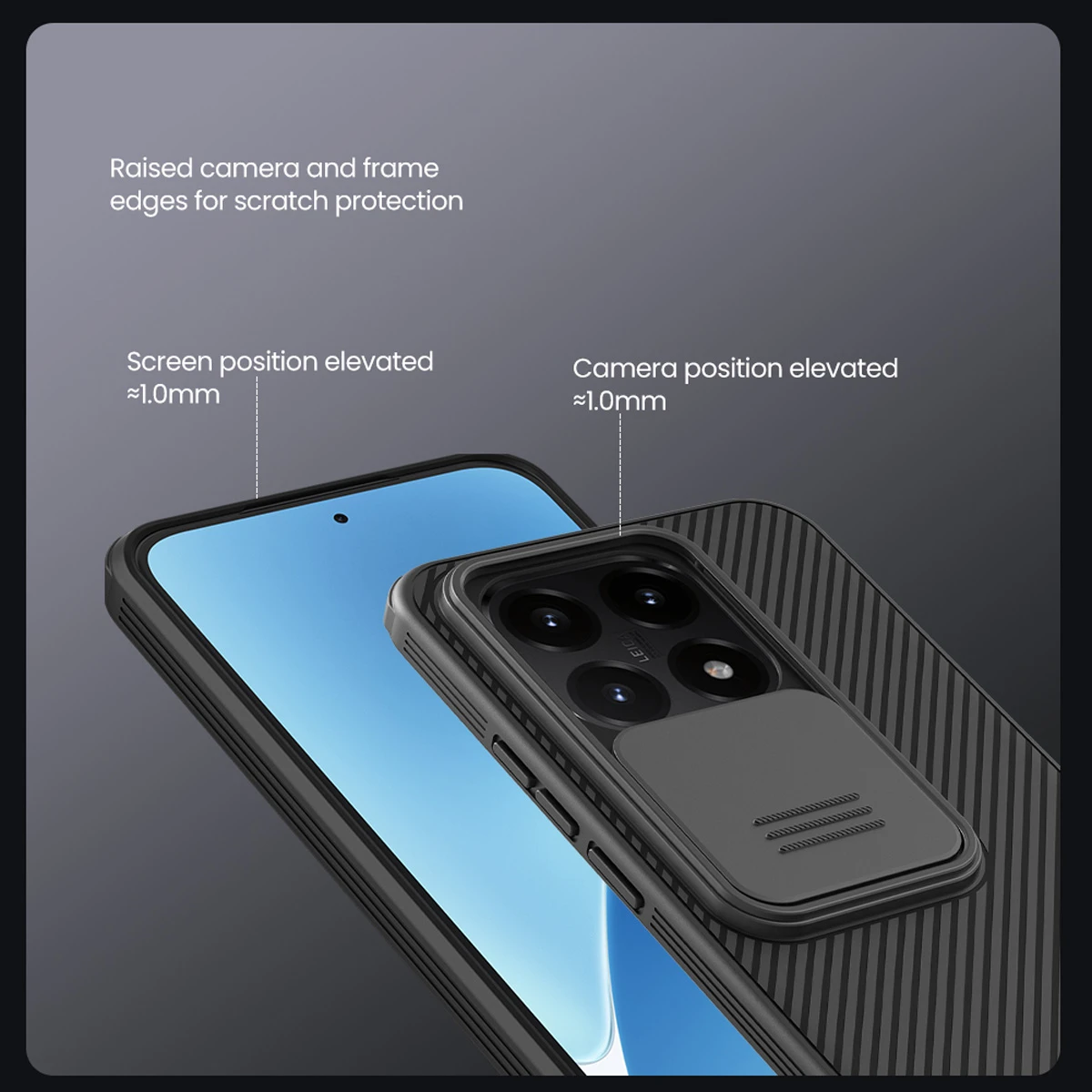گارد ضد ضربه Xiaomi 15T مارک نیلکین مدل Camshield Pro گارد ضد ضربه Xiaomi 15T مارک نیلکین مدل Camshield Pro