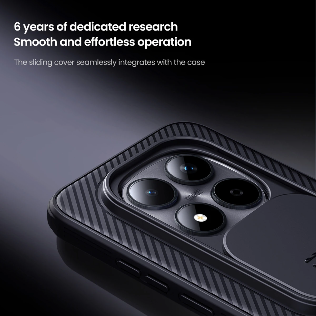 گارد ضد ضربه Xiaomi Redmi Note 15 Pro Plus مارک نیلکین مدل Camshield Pro گارد ضد ضربه Xiaomi Redmi Note 15 Pro Plus مارک نیلکین مدل Camshield Pro