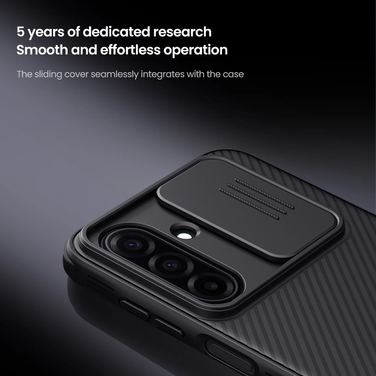 گارد ضد ضربه مگنتی Samsung Galaxy M17-F17 مارک نیلکین مدل Camshield Pro Magnetic