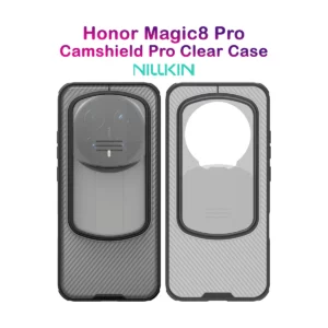 گارد ضدضربه دودی Honor Magic8 Pro مارک نیلکین مدل Camshield Pro Clear