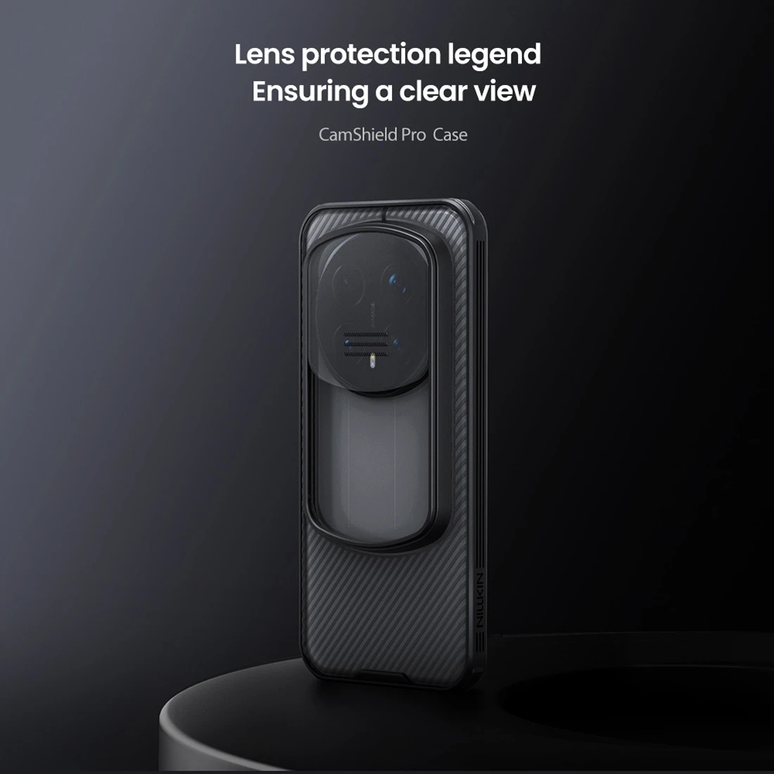 گارد ضدضربه دودی Honor Magic8 مارک نیلکین مدل Camshield Pro Clear