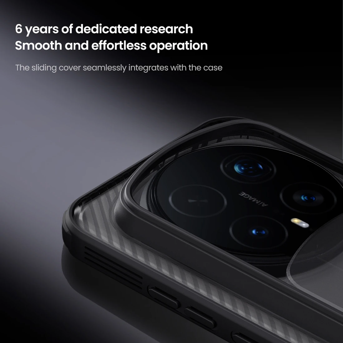 گارد ضدضربه دودی Honor Magic8 مارک نیلکین مدل Camshield Pro Clear