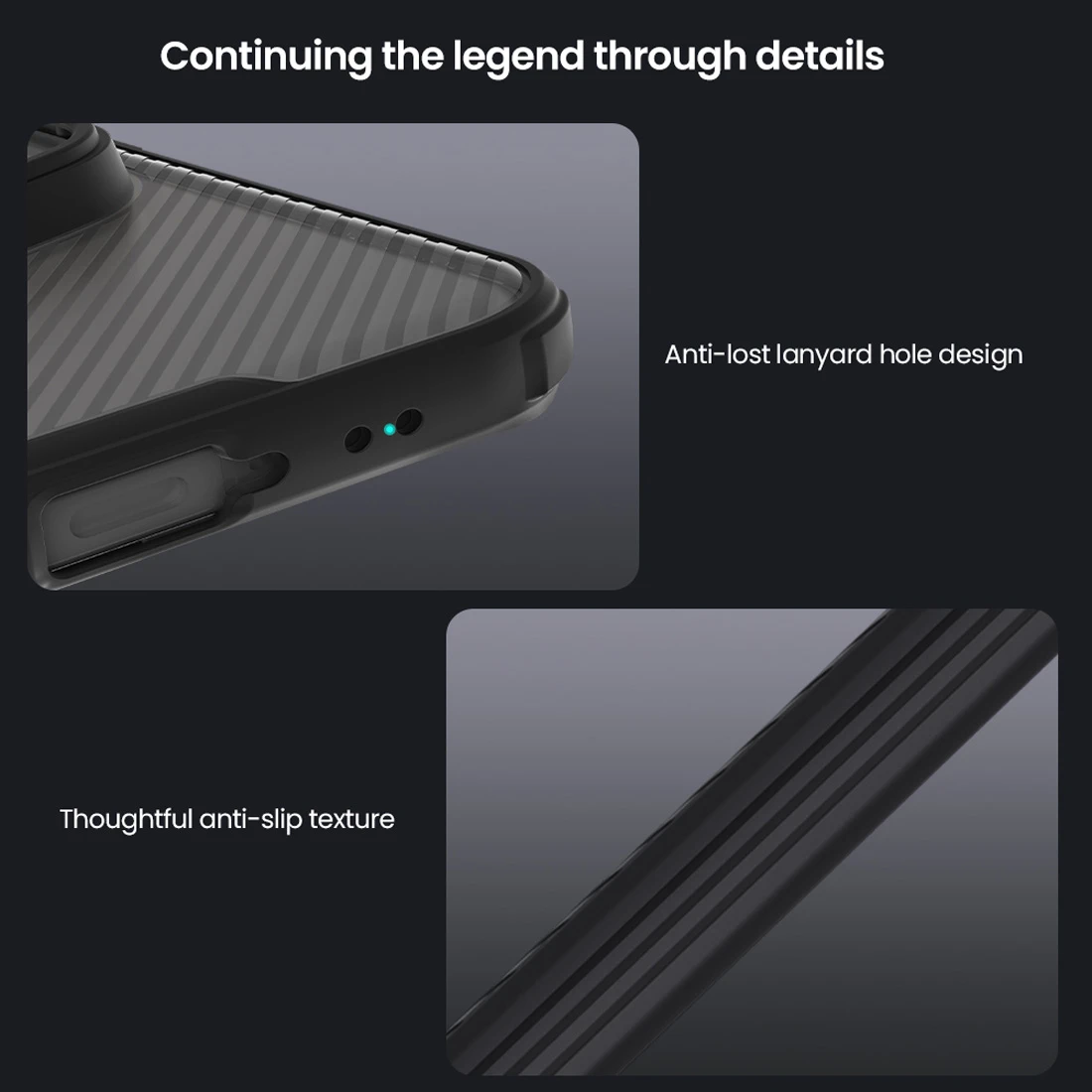 گارد ضدضربه دودی Honor Magic8 مارک نیلکین مدل Camshield Pro Clear