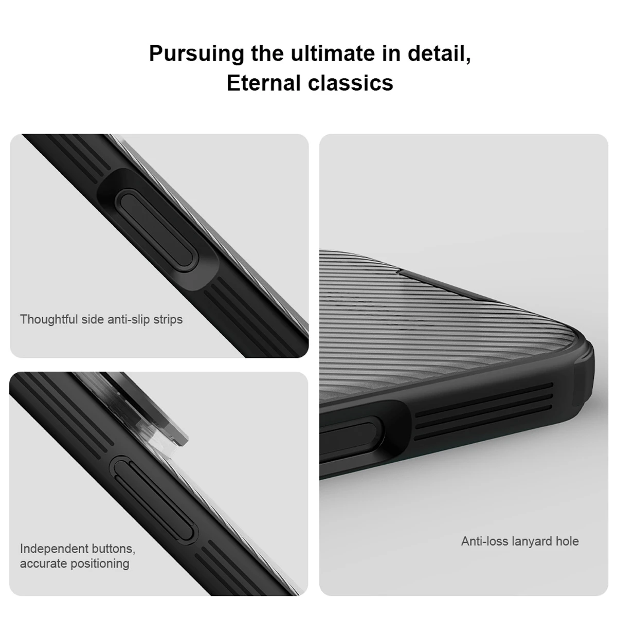 گارد مگنتی دودی کمرا استند iPhone 17 Pro Max مارک نیلکین مدل CamShield Prop Magnetic