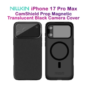 گارد مگنتی کمرا استند شیشه‌ای iPhone 17 Pro Max مارک نیلکین مدل CamShield Prop Magnetic