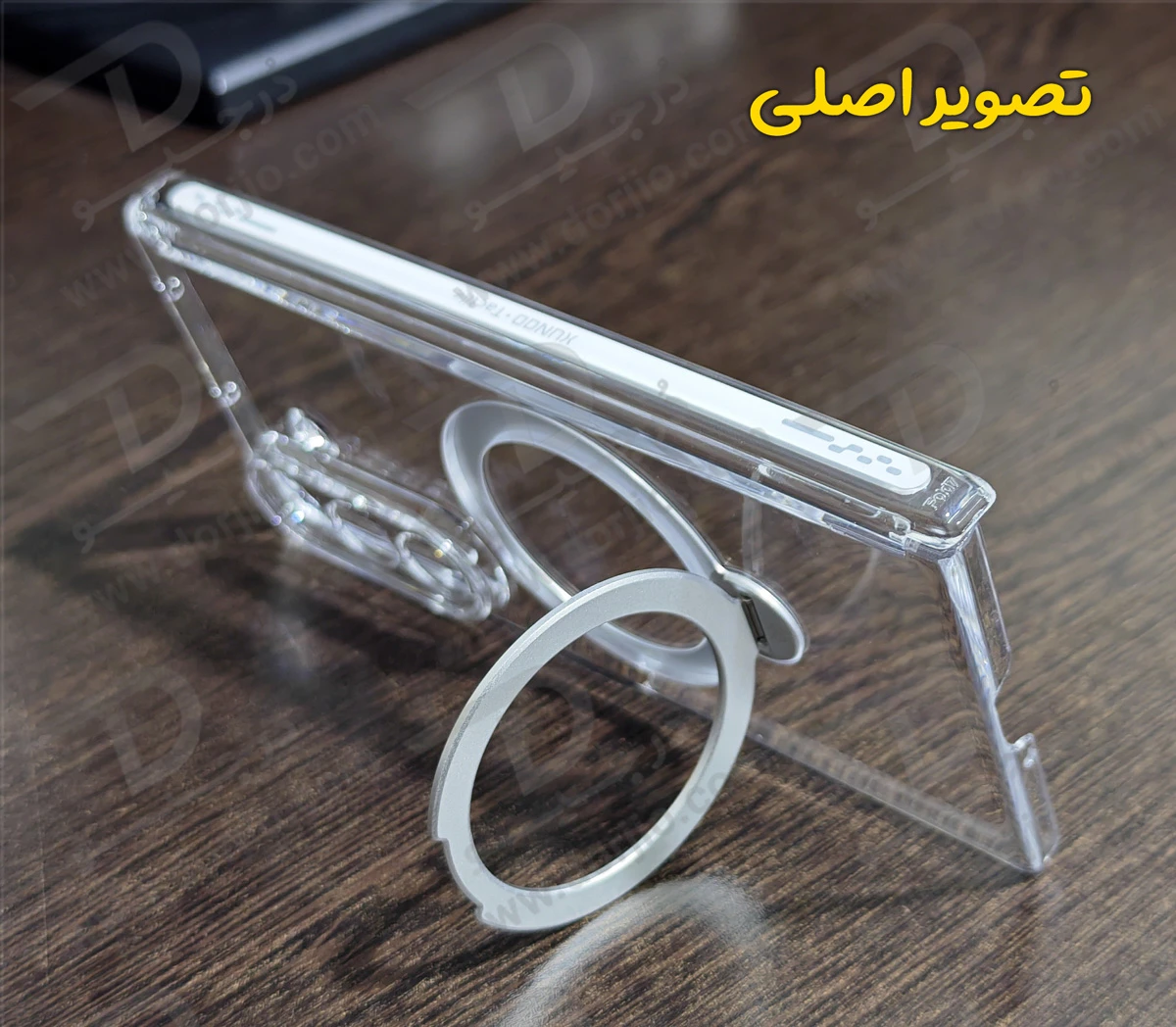 گارد کریستالی با گلس صفحه نمایش بیرونی Samsung Galaxy Z Fold 7 مارک XUNDD سری Ultra-Thin Rotatable