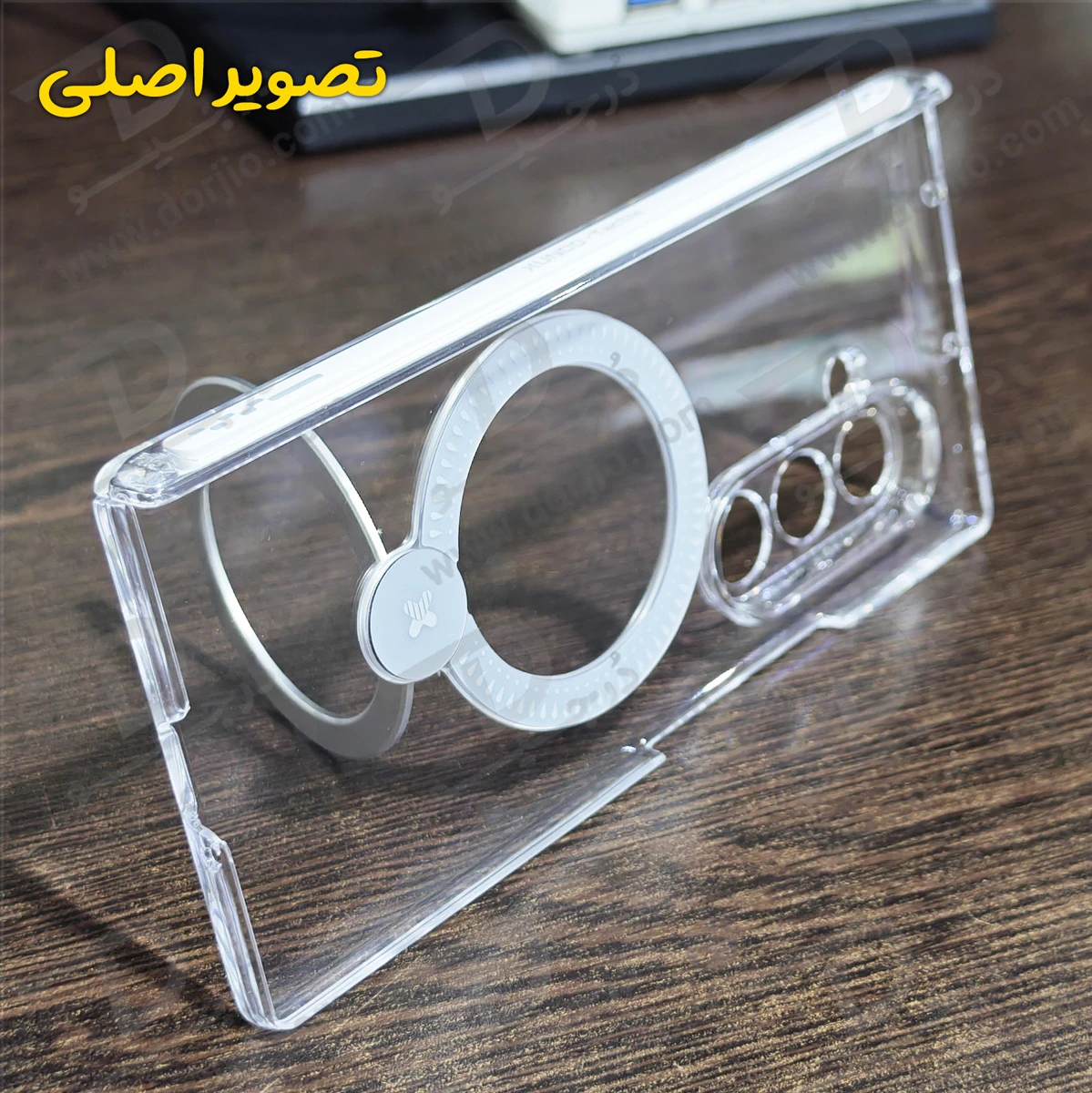 گارد کریستالی با گلس صفحه نمایش بیرونی Samsung Galaxy Z Fold 7 مارک XUNDD سری Ultra-Thin Rotatable