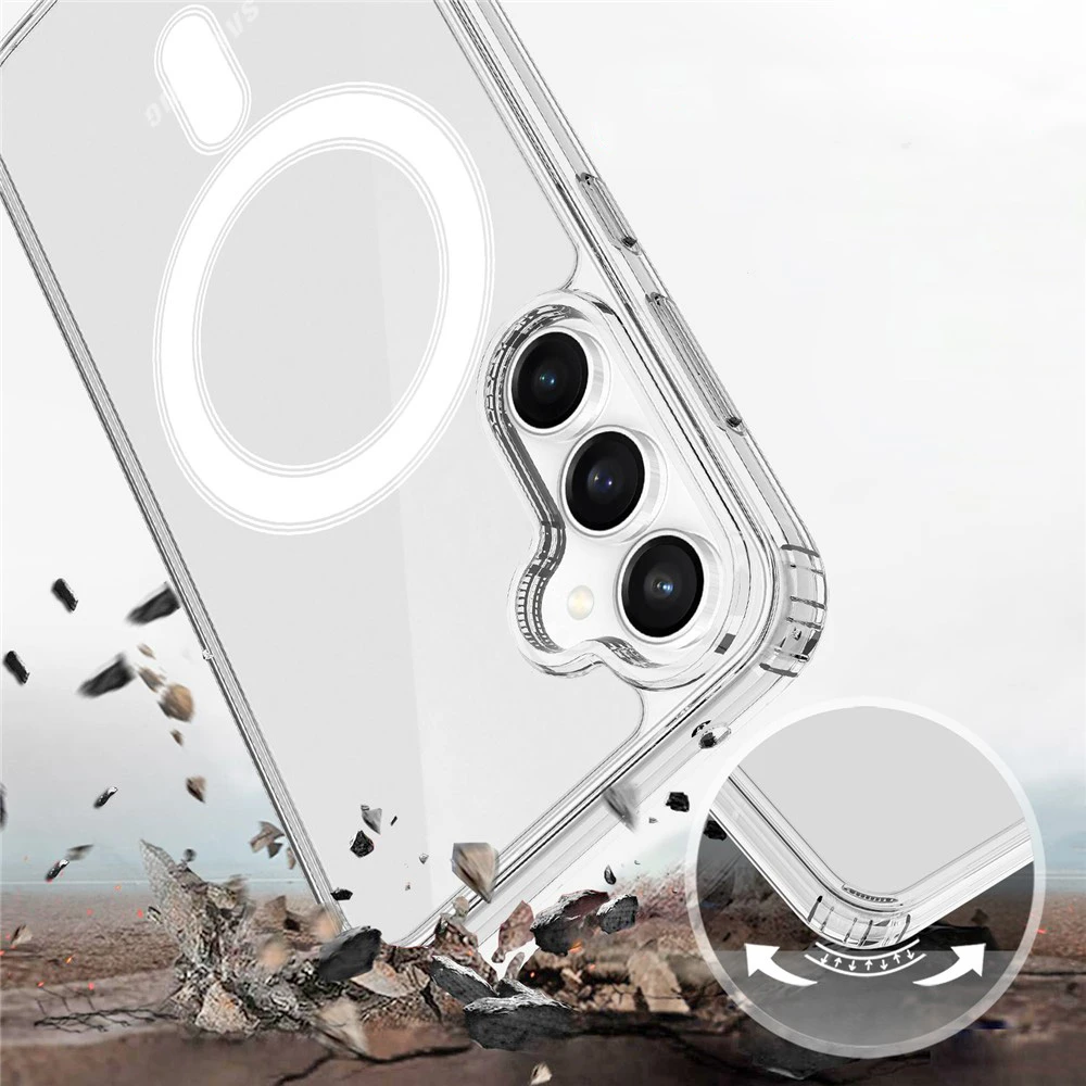 گارد کریستالی مگ سیف Samsung Galaxy S24 FE