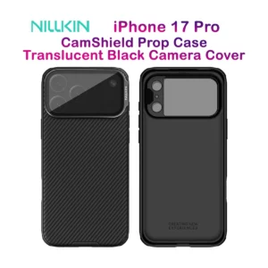 گارد کمرا استند شیشه‌ای iPhone 17 Pro مارک نیلکین مدل CamShield Prop