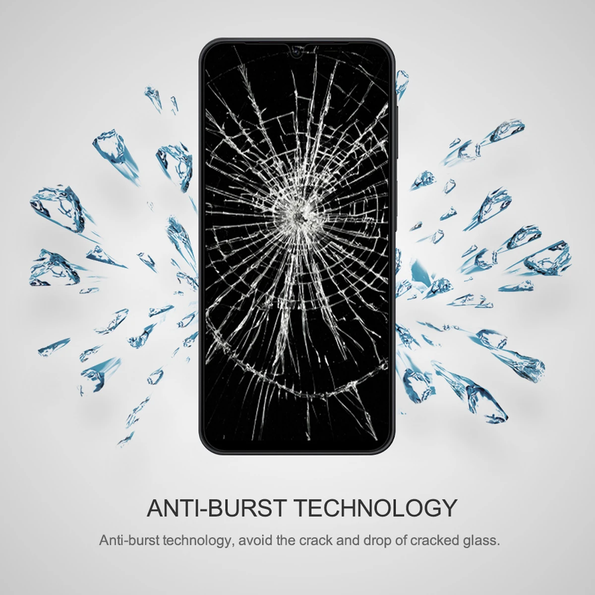 گلس شیشه ای Samsung Galaxy F17 مارک نیلکین مدل CP+PRO