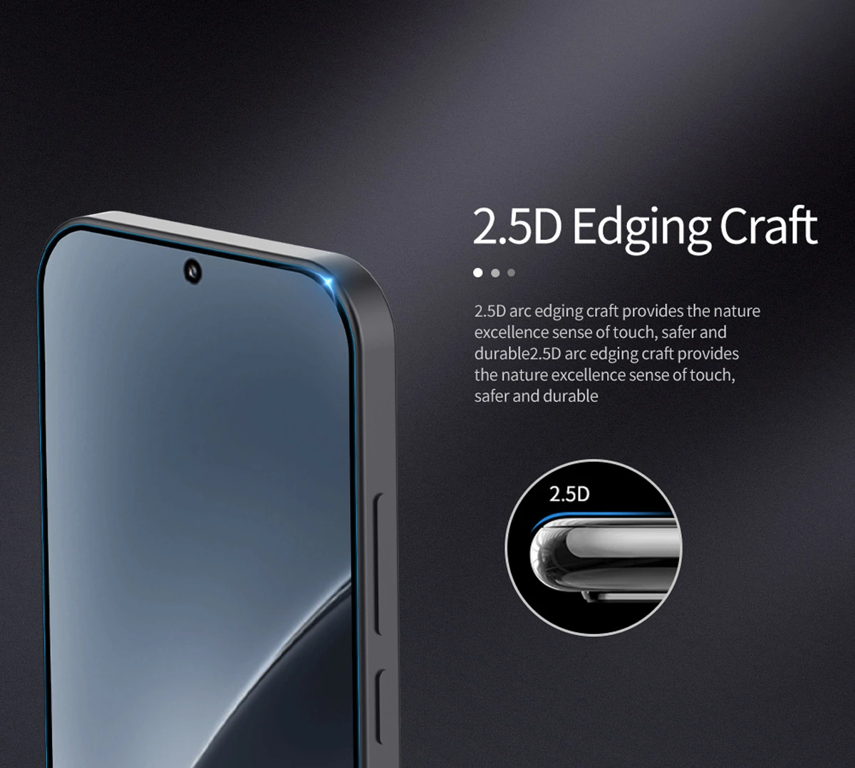 گلس شیشه ای Xiaomi 17 Pro مارک نیلکین مدل H+Pro