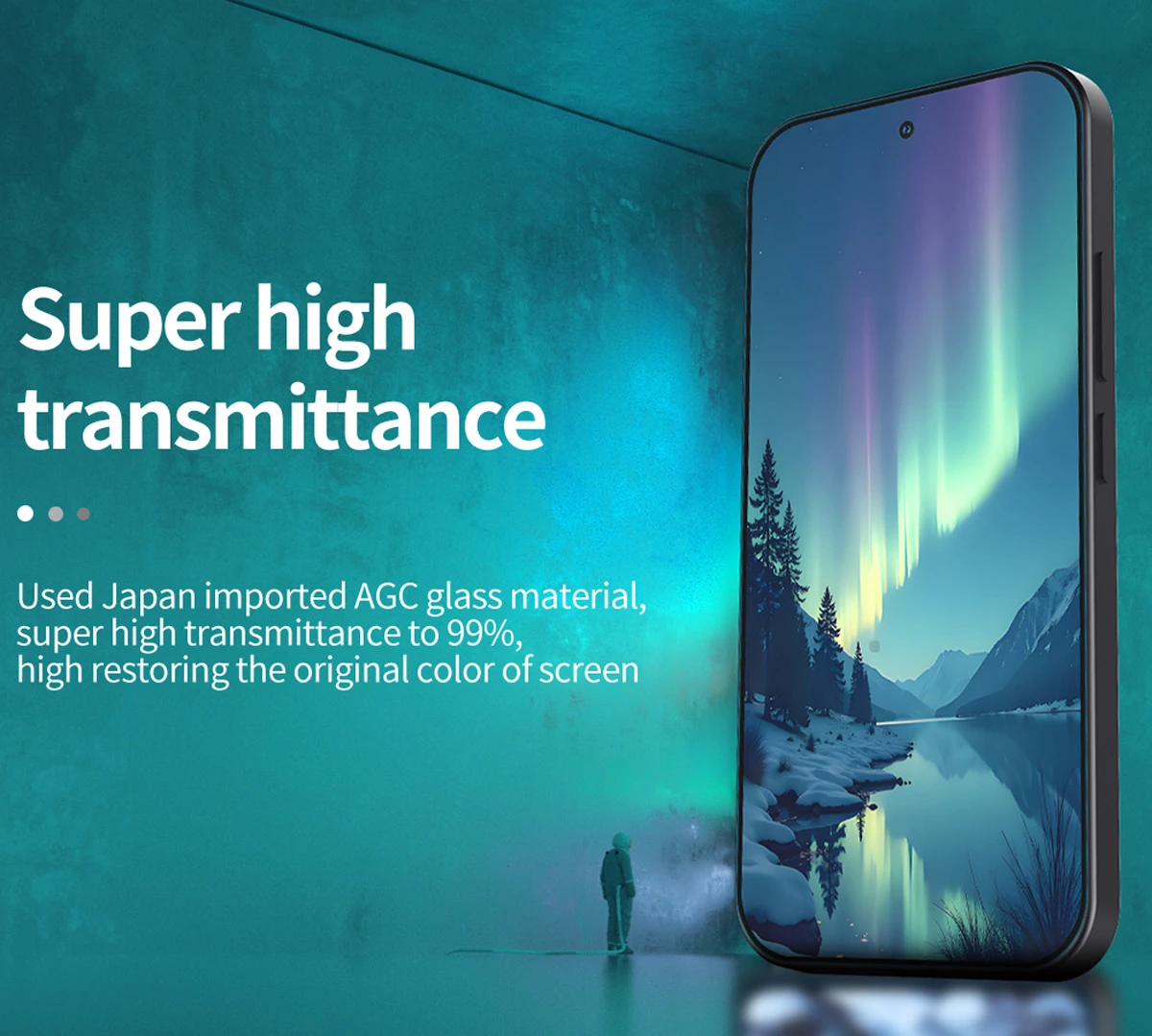 گلس شیشه ای Xiaomi 17 Pro مارک نیلکین مدل H+Pro