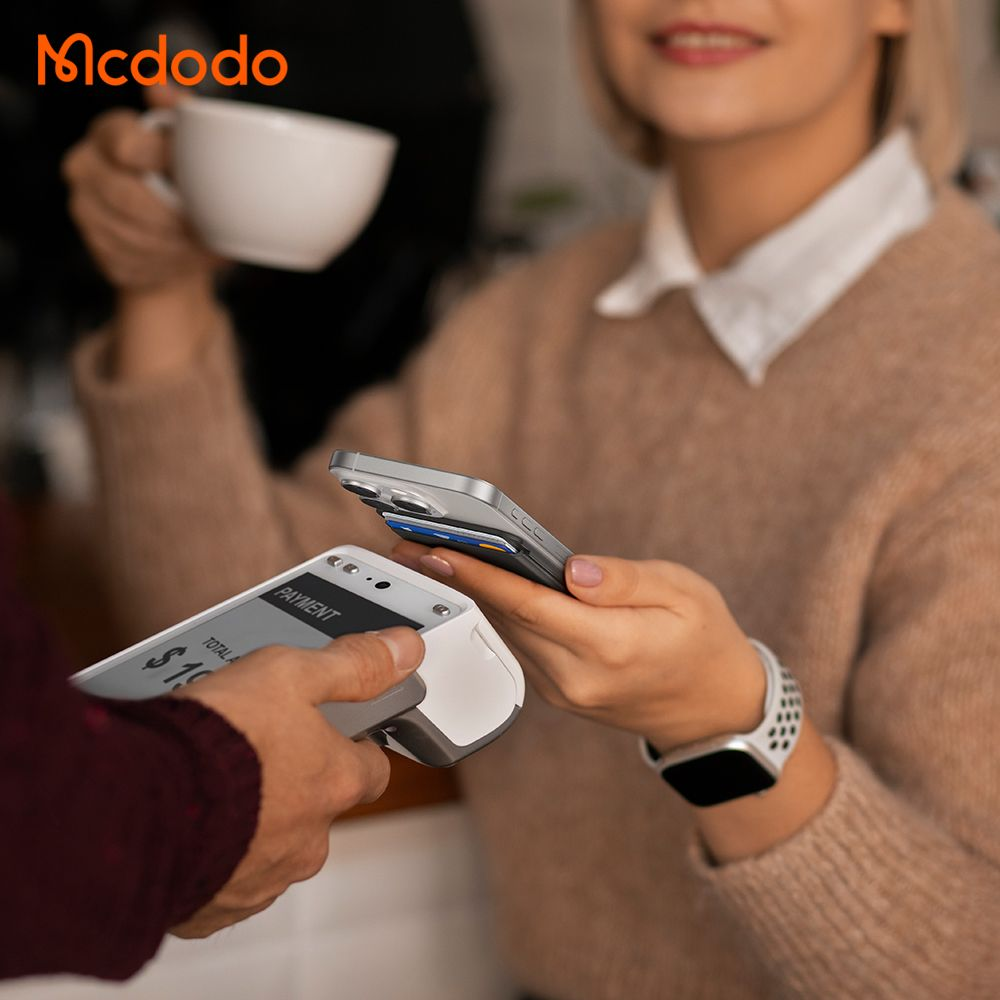 جا کارتی چرمی مگنتی با ظرفیت 3 کارت برند مک دودو مدل Mcdodo WH-7920