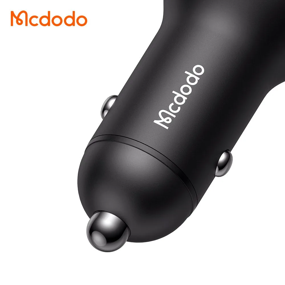 شارژر فندکی 2 پورت 95 وات USB-A + Type-C دارای نمایشگر دیجیتالی برند مک دودو مدل Mcdodo CC-5670