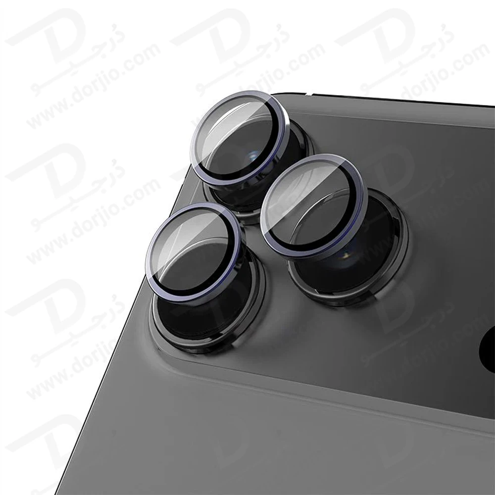 محافظ لنز دوربین رینگی iPhone 17 Pro Max مارک LITO مدل S+ Camera