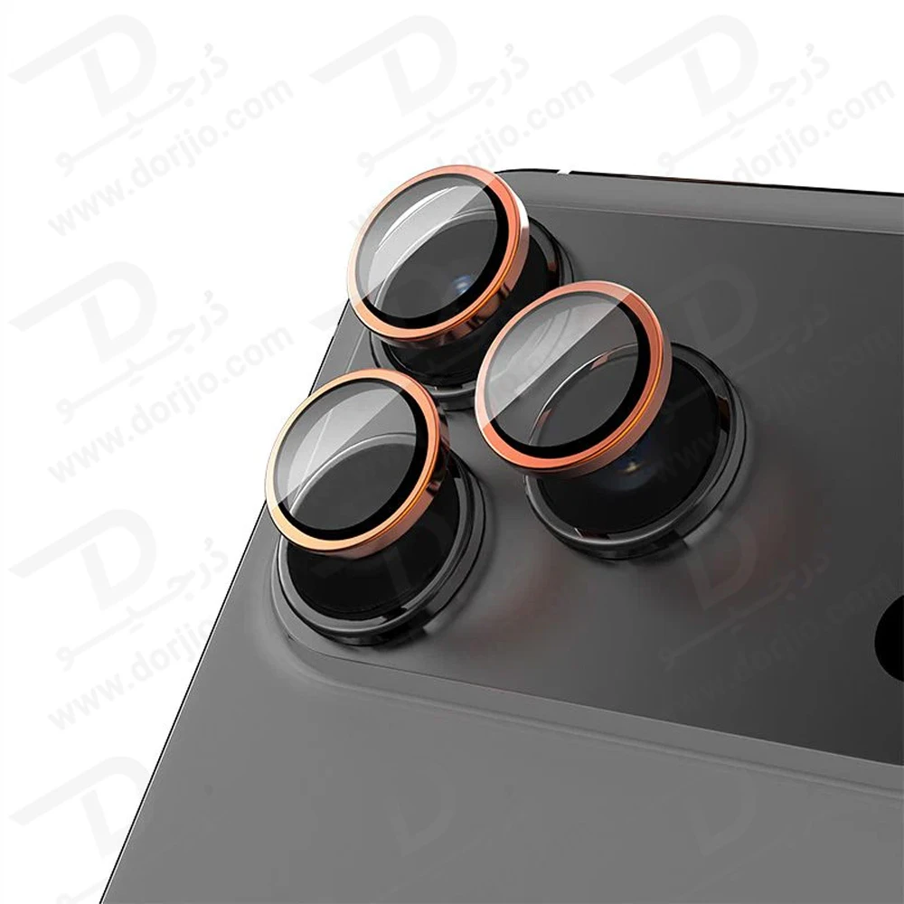 محافظ لنز دوربین رینگی iPhone 17 Pro Max مارک LITO مدل S+ Camera