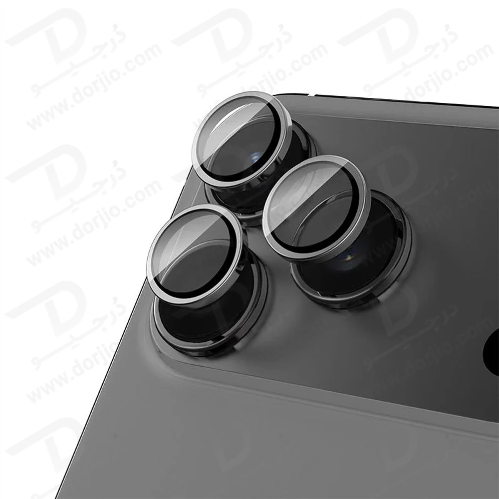 محافظ لنز دوربین رینگی iPhone 17 Pro Max مارک LITO مدل S+ Camera