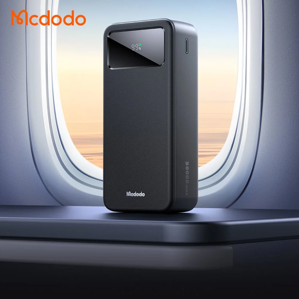 پاوربانک 30هزار 22.5 وات دارای نمایشگر درصد شارژ LED بهمراه کابل شارژ برند مک دودو مدل Mcdodo MC-4240