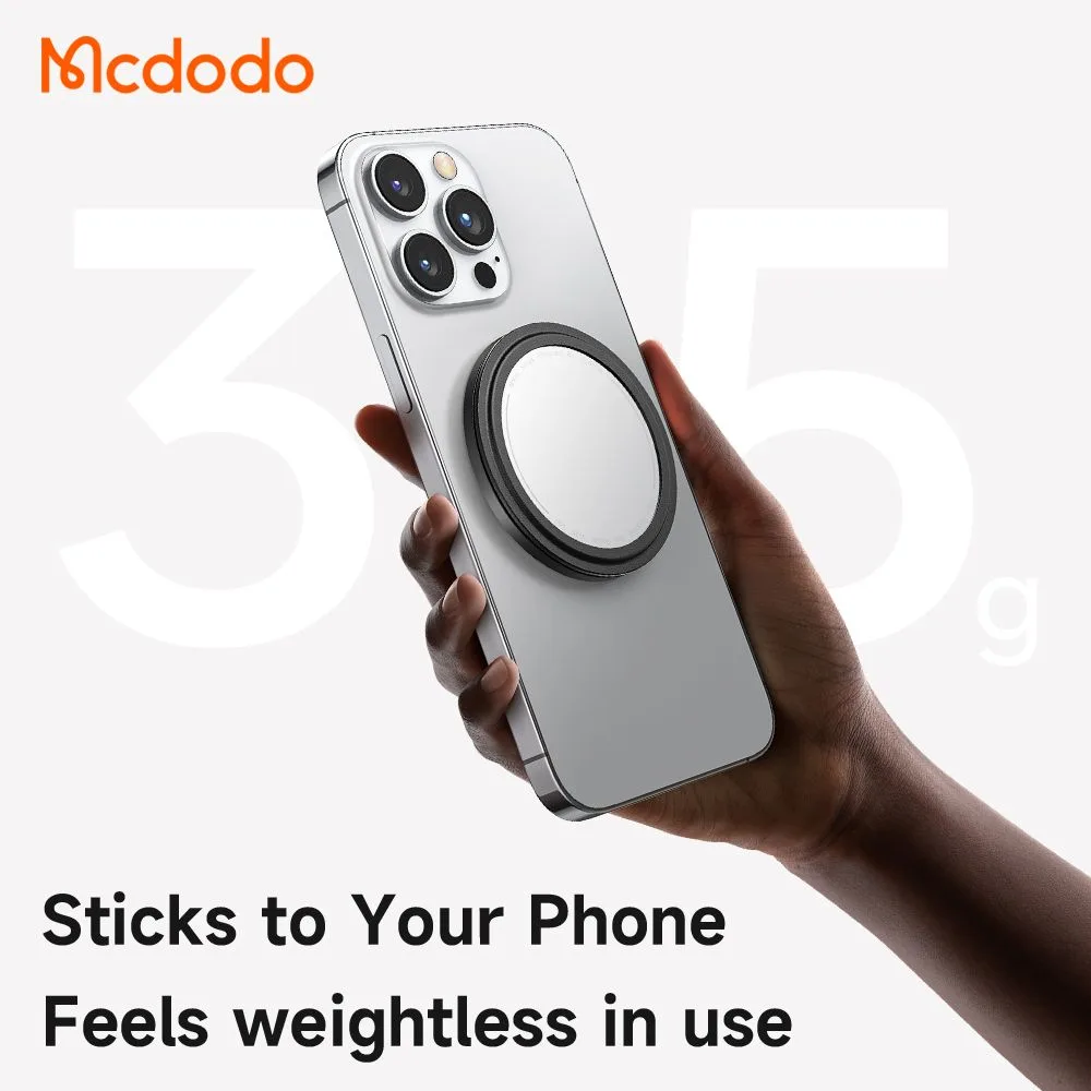  پاپ سوکت و هولدر انگشتی چرمی مگنتی با آینه آرایش برند مک دودو مدل Mcdodo MR-7912