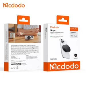 پاپ سوکت و هولدر انگشتی چرمی مگنتی برند مک دودو مدل Mcdodo MR-7910