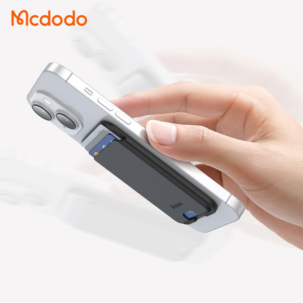 جا کارتی چرمی مگنتی با ظرفیت 3 کارت برند مک دودو مدل Mcdodo WH-7920