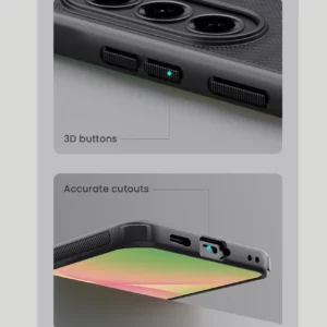 قاب ضدضربه Galaxy A57 مارک نیلکین مدل Super Frosted Shield Pro