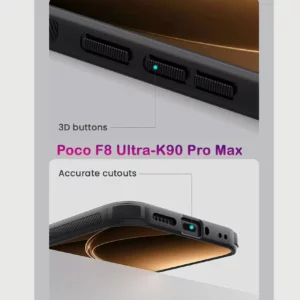 قاب ضدضربه Poco F8 Ultra مارک نیلکین مدل Super Frosted Shield Pro