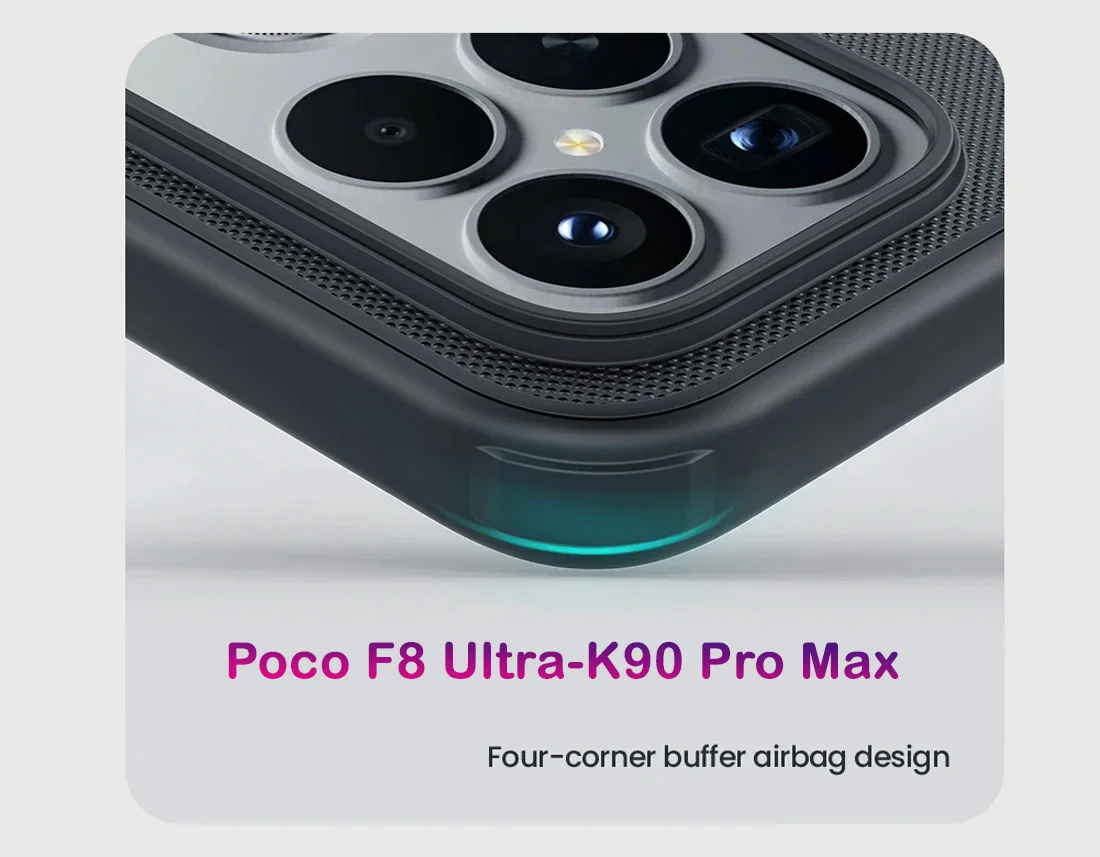 قاب ضدضربه Poco F8 Ultra مارک نیلکین مدل Super Frosted Shield Pro قاب ضدضربه Poco F8 Ultra مارک نیلکین مدل Super Frosted Shield Pro