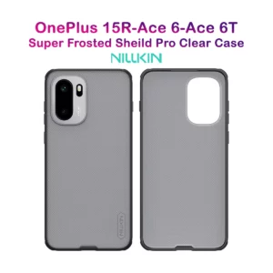 قاب ضدضربه دودی OnePlus Ace 6T مارک نیلکین مدل Super Frosted Shield Pro Clear