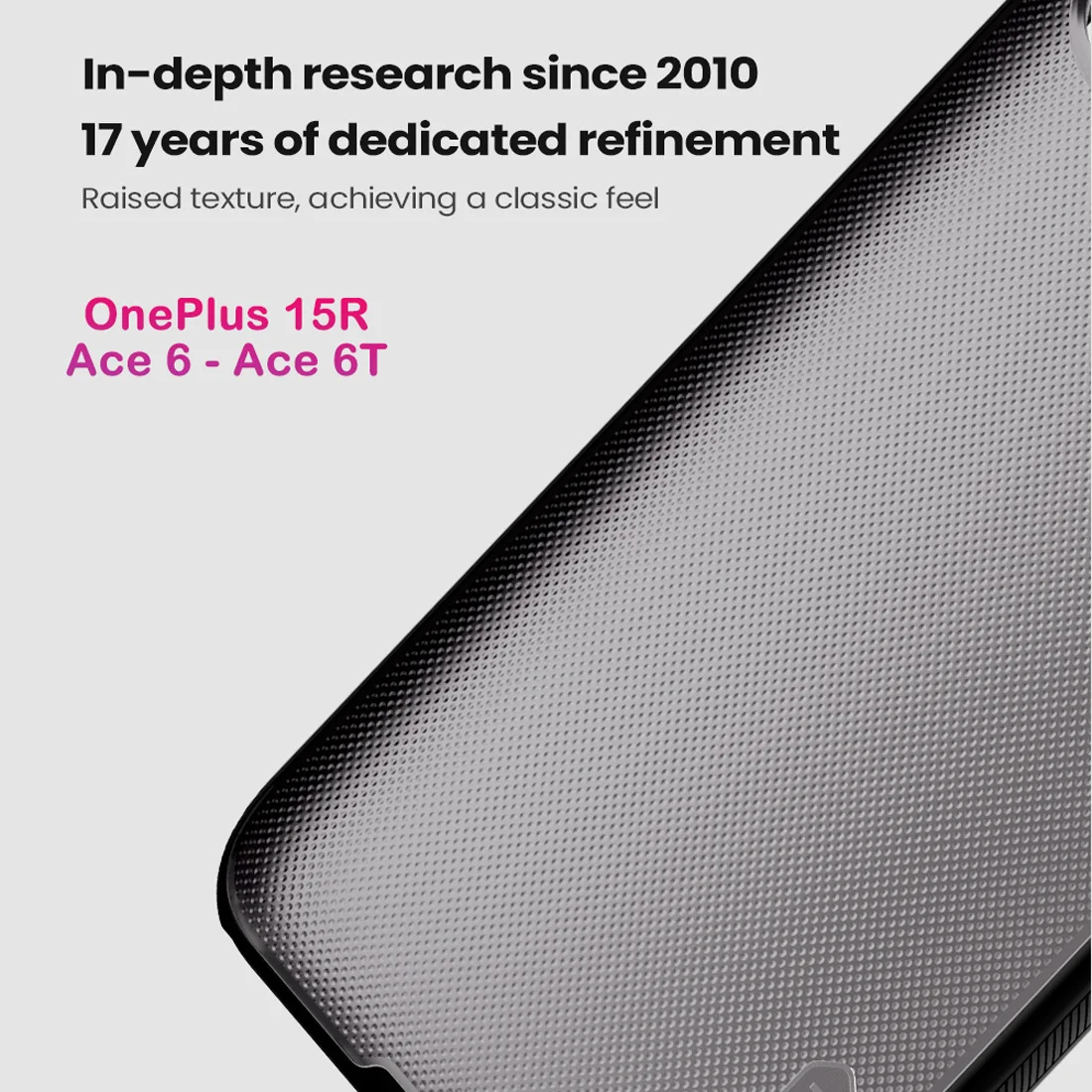 قاب ضدضربه دودی OnePlus Ace 6T مارک نیلکین مدل Super Frosted Shield Pro Clear