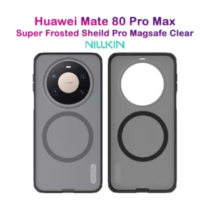 قاب ضدضربه دودی مگنتی Huawei Mate 80 Pro Max مارک نیلکین مدل Super Frosted Shield Pro Clear Magnetic