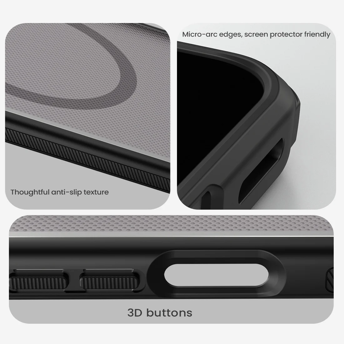 قاب ضدضربه دودی مگنتی Huawei Mate 80 Pro Max مارک نیلکین مدل Super Frosted Shield Pro Clear Magnetic