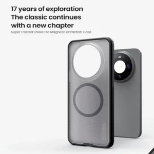 قاب ضدضربه دودی مگنتی Huawei Mate 80 مارک نیلکین مدل Super Frosted Shield Pro Clear Magnetic