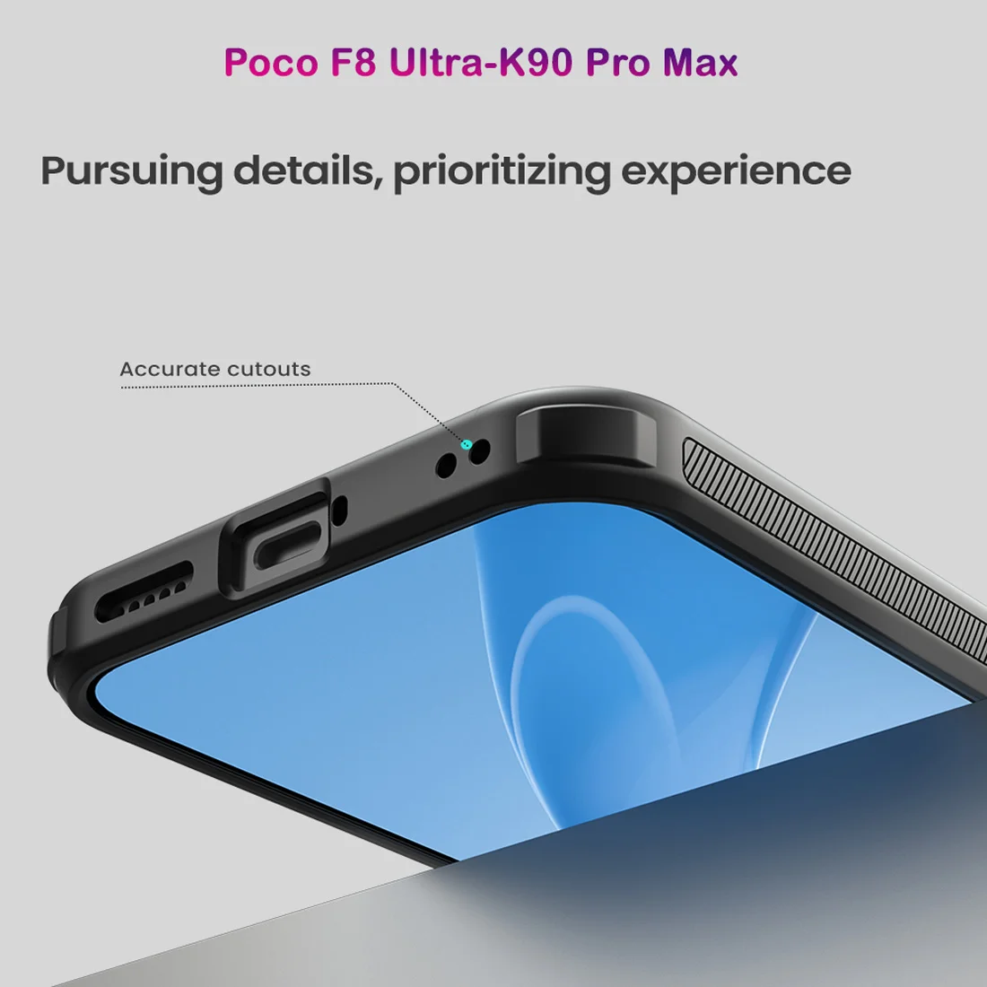 قاب ضدضربه دودی مگنتی Poco F8 Ultra مارک نیلکین مدل Super Frosted Shield Pro Clear Magnetic