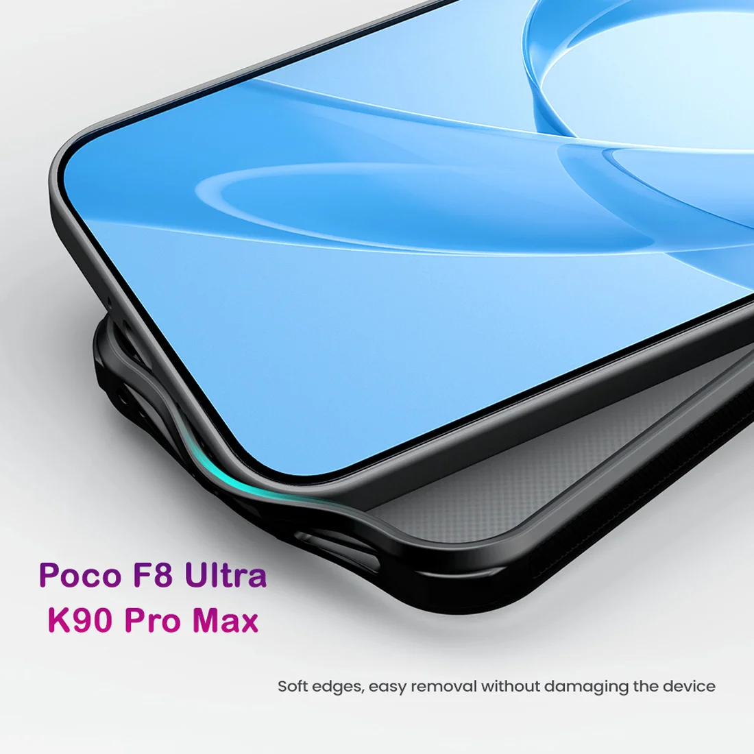 قاب ضدضربه دودی مگنتی Poco F8 Ultra مارک نیلکین مدل Super Frosted Shield Pro Clear Magnetic