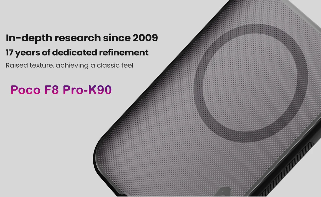 قاب ضدضربه دودی مگنتی Redmi K90 مارک نیلکین مدل Super Frosted Shield Pro Clear Magnetic