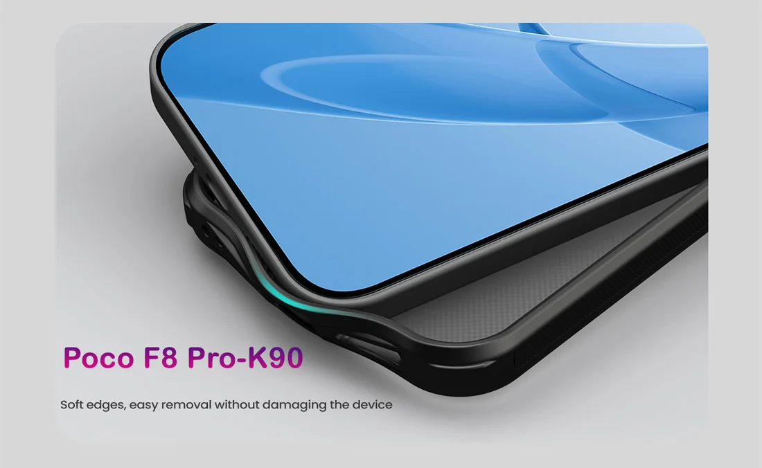 قاب ضدضربه دودی مگنتی Redmi K90 مارک نیلکین مدل Super Frosted Shield Pro Clear Magnetic