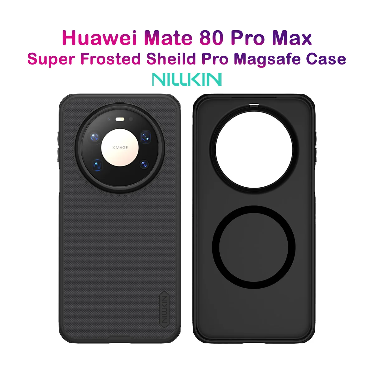 قاب ضدضربه مگنتی Huawei Mate 80 Pro Max مارک نیلکین مدل Super Frosted Shield Pro Magnetic