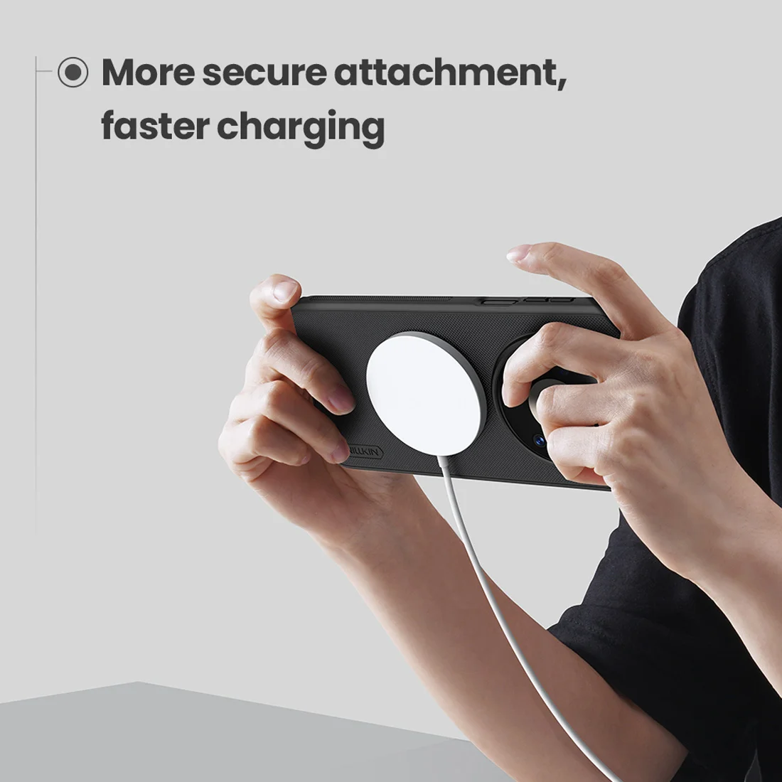 قاب ضدضربه مگنتی Huawei Mate 80 Pro Max مارک نیلکین مدل Super Frosted Shield Pro Magnetic