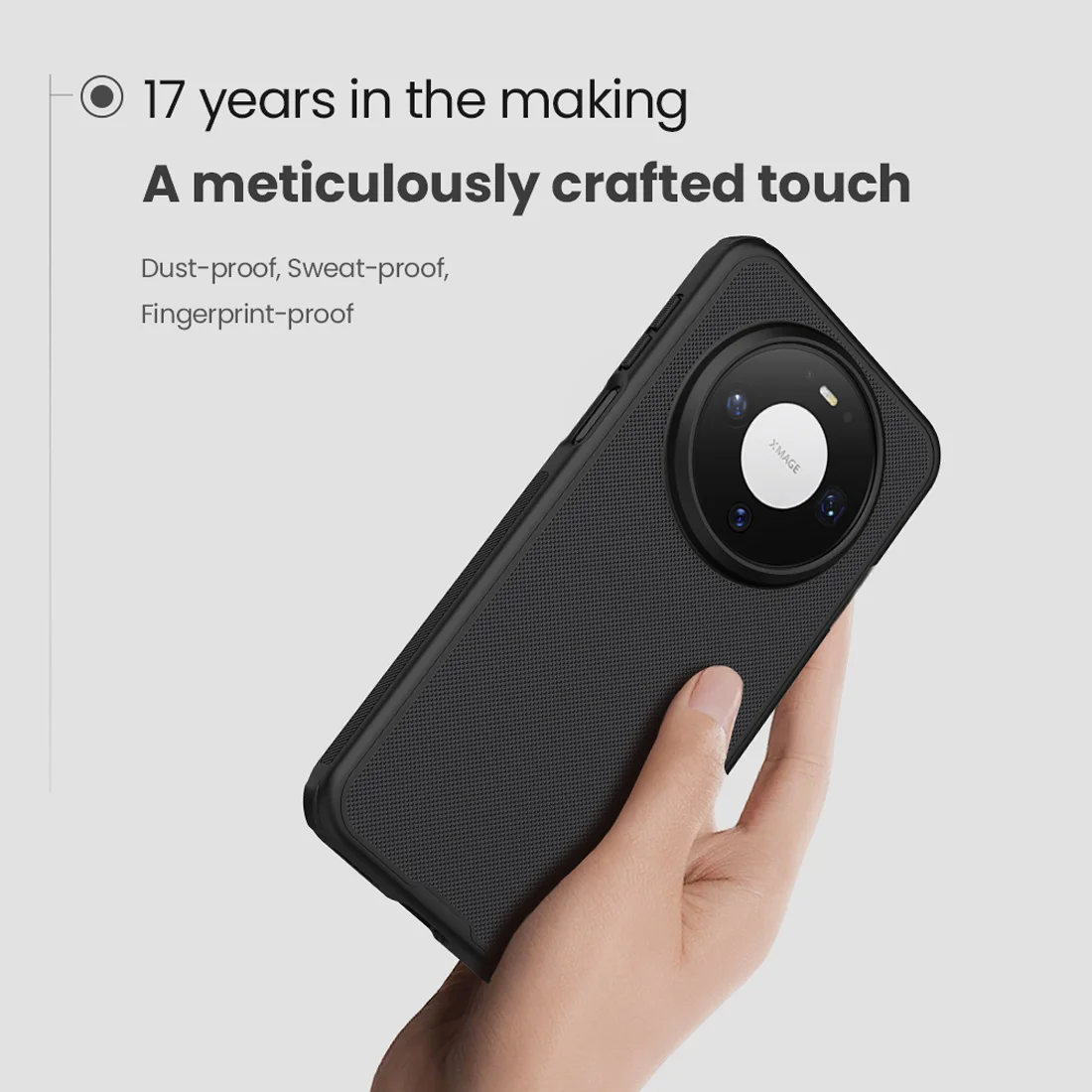 قاب ضدضربه مگنتی Huawei Mate 80 مارک نیلکین مدل Super Frosted Shield Pro Magnetic