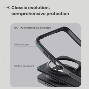 قاب ضدضربه مگنتی Huawei Mate 80 مارک نیلکین مدل Super Frosted Shield Pro Magnetic